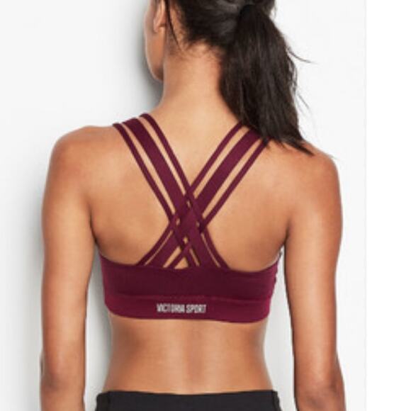 Victoria’s Secret Strappy Back Purple Sports Bra size XS - Picture 1 of 8